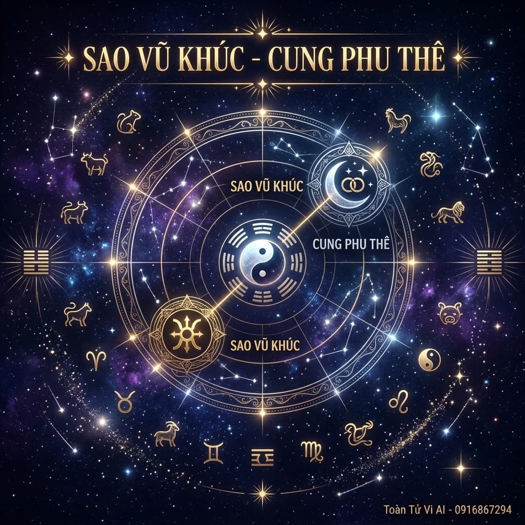 Sao Vũ Khúc Cung Phu Thê: Hóa Giải Cô Độc Và Khắc Khẩu Tài Chính