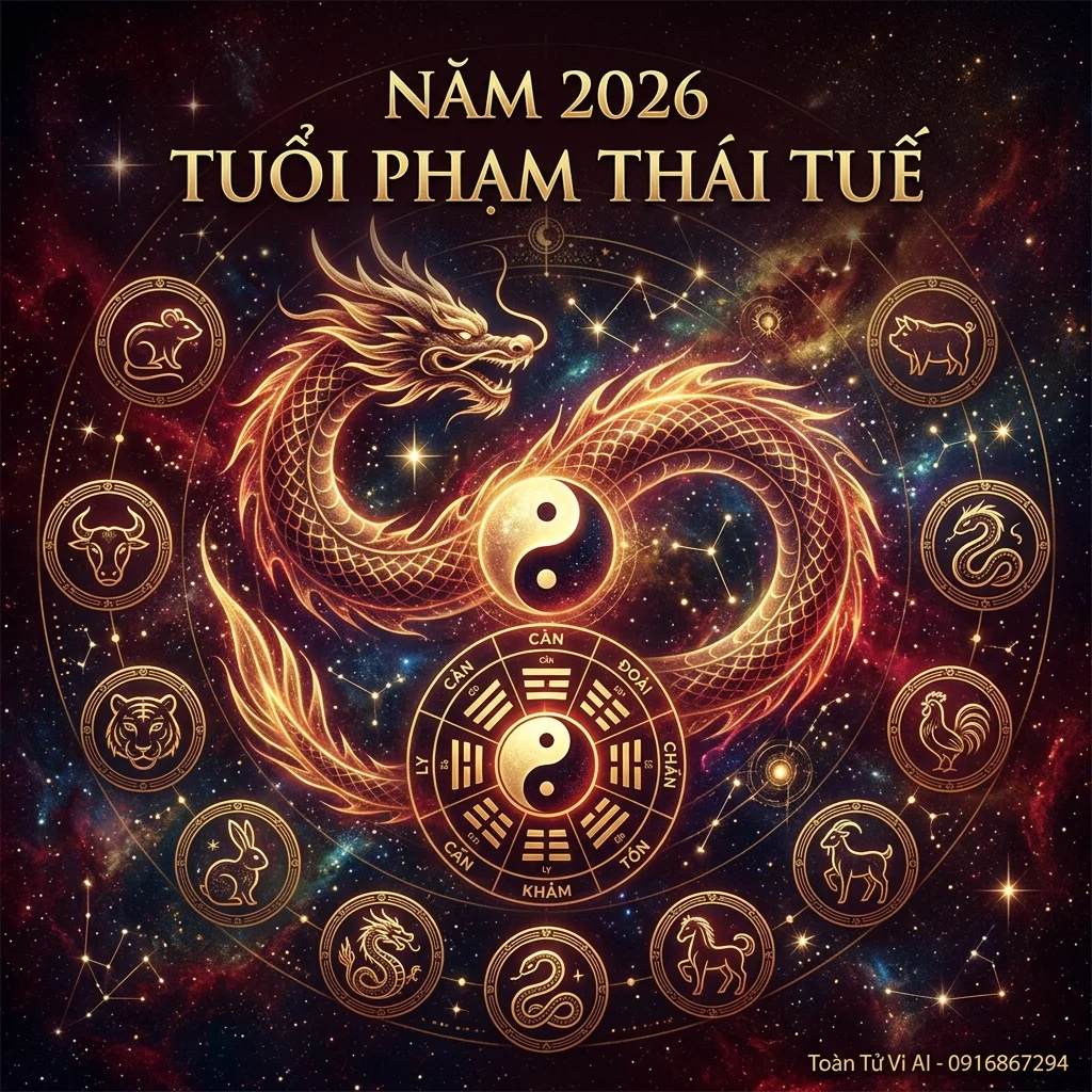 Tuổi Phạm Thái Tuế 2026: Danh Sách Tuổi Và Cách Hóa Giải Hạn Trực Diện